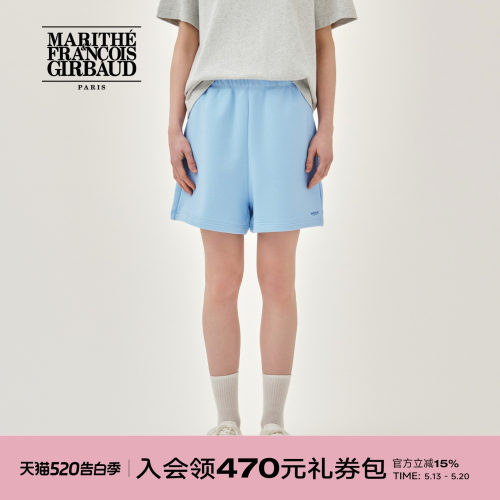 MARITHE女士LOGO短卫裤