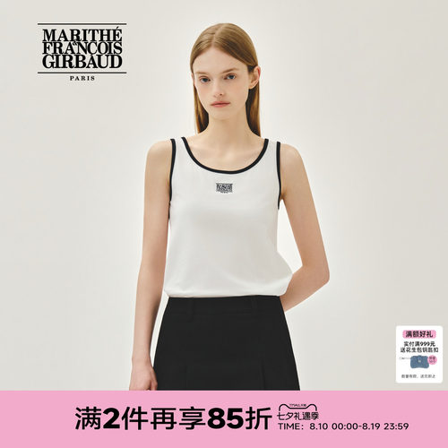 MARITHE女士小经典LOGO无袖