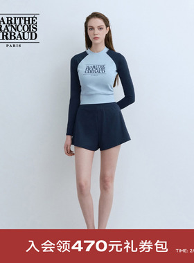 MARITHE运动系列女士冲浪泳衣 经典LOGO分体式泳装套装25年夏韩系