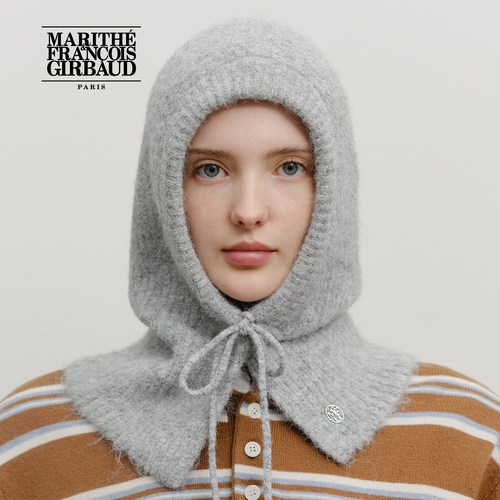 MARITHE圆形LOGO巴拉克拉法帽