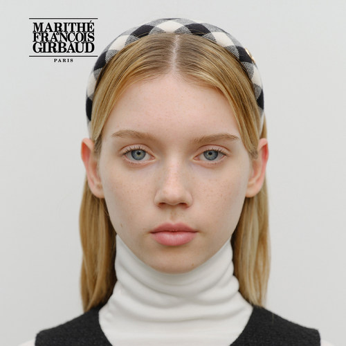 MARITHE男女同款经典格纹发箍