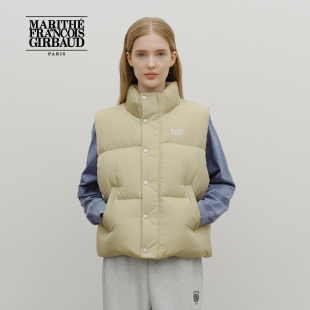男女同款 LOGO羽绒马甲 MARITHE经典 上衣2025年秋冬 车银优同款