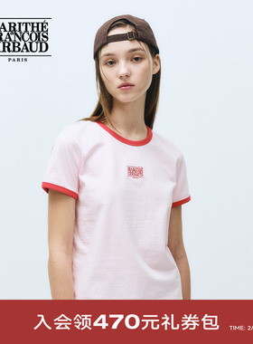 【高允真同款】MARITHE短袖T恤潮流经典LOGO2025年夏可露丽韩系