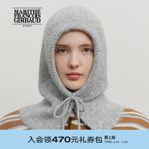 MARITHE圆形LOGO巴拉克拉法帽