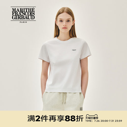 MARITHE女士小LOGOT恤
