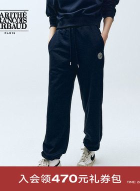 MARITHE女士运动系列束脚卫裤 直筒显瘦休闲抽绳长裤25年秋冬韩系