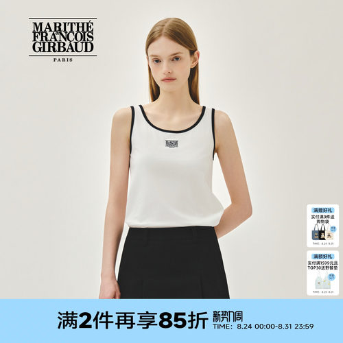 MARITHE女士小经典LOGO无袖