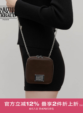 MARITHE经典LOGO链条零钱包情侣精致时尚迷你钱包顺滑拉链2025秋