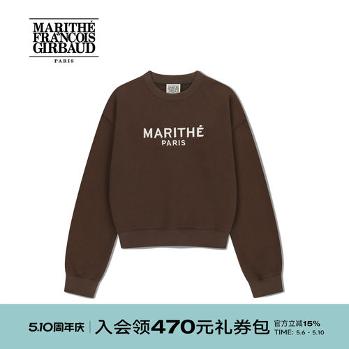 MARITHE女士字母LOGO卫衣