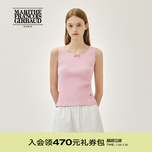MARITHE女士蕾丝无袖上衣