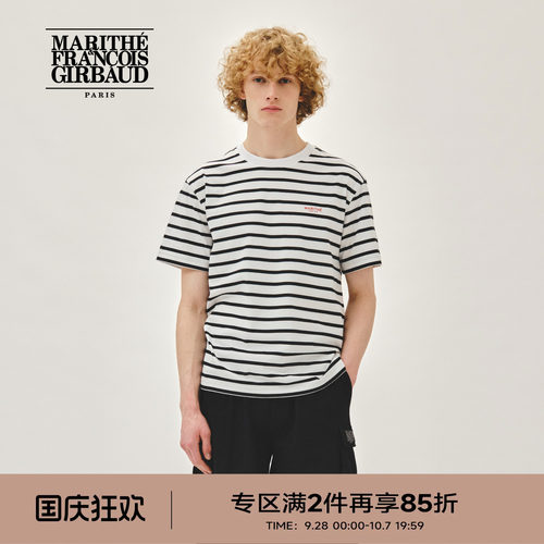 MARITHE小LOGOT恤男女同款