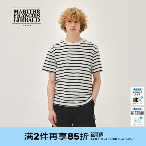 MARITHE小LOGOT恤男女同款