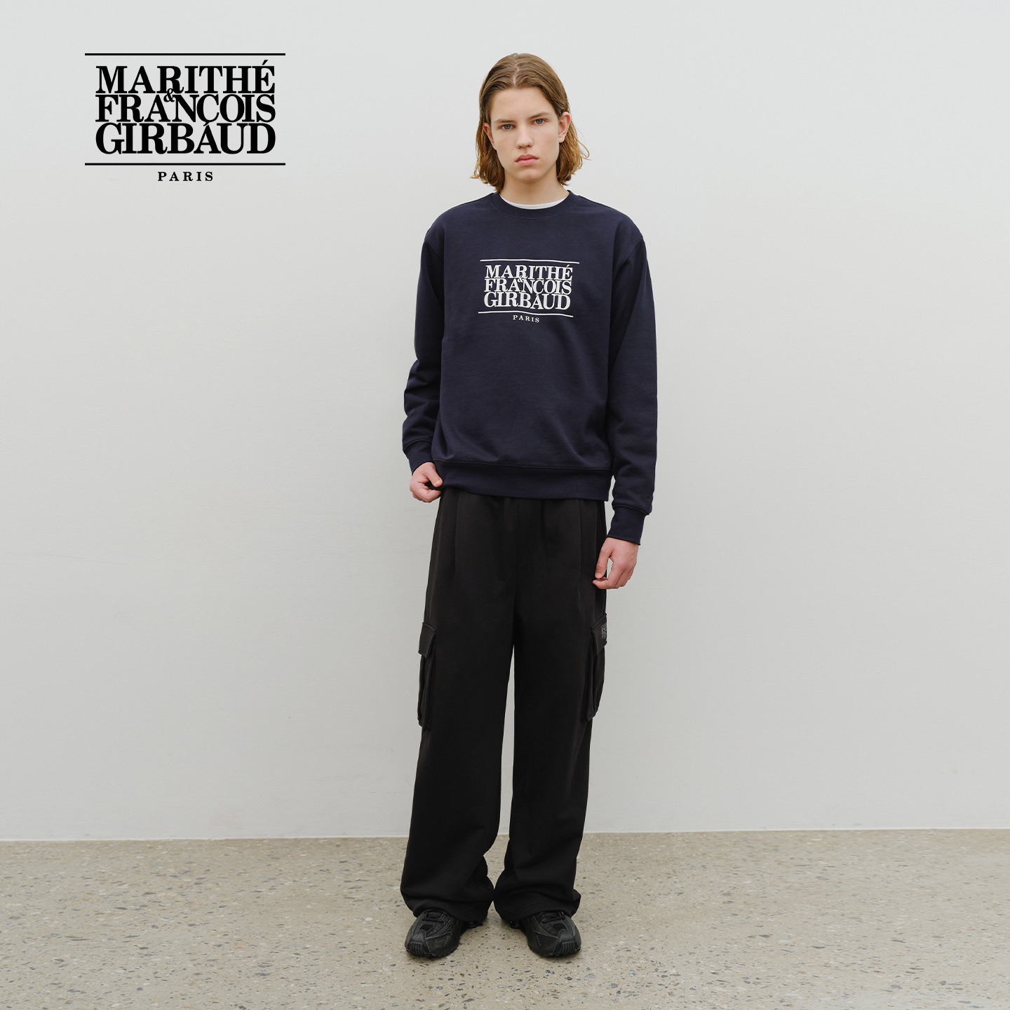 【车银优同款】MARITHE经典LOGO减龄卫衣 男女情侣休闲2025秋冬