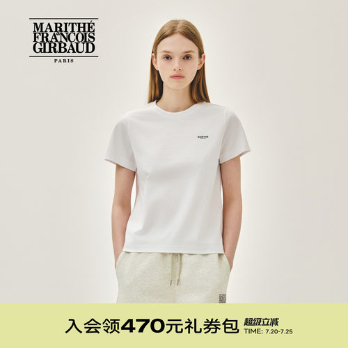 MARITHE女士小LOGOT恤
