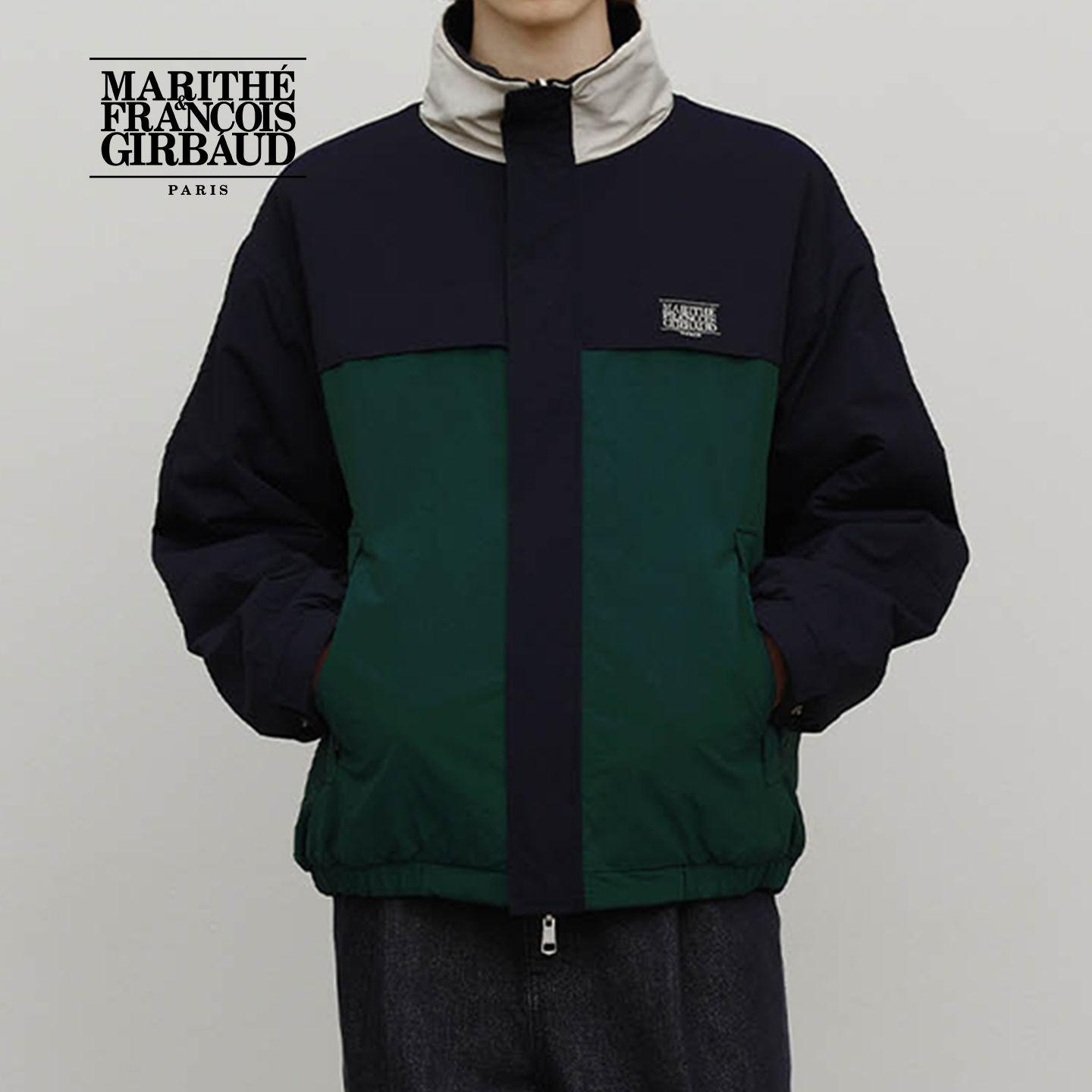 MARITHE经典LOGO双面穿夹克