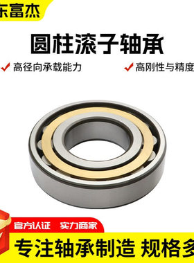 圆柱滚子轴承NU/NJ1010EM/C3高承载减速机工程机械制造用二类轴承