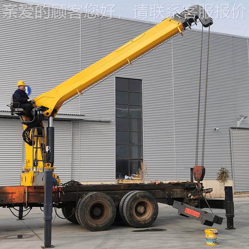 伸PUH重缩遥式机械手臂液压无起机12吨14吨直臂线控随车吊稳定器