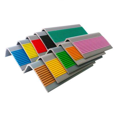 PVC自黏防滑踏步条幼儿园楼梯护角包边诚鸿楼梯收边压条深圳制