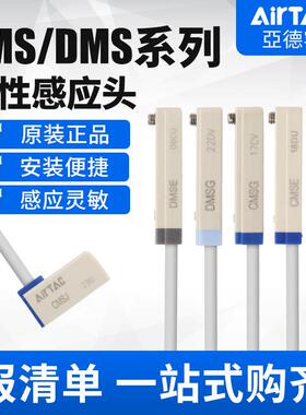 亚德客磁性开关DMSG DMSH DMSJ CMSG CMSH CMSJ气缸感应线传感器E
