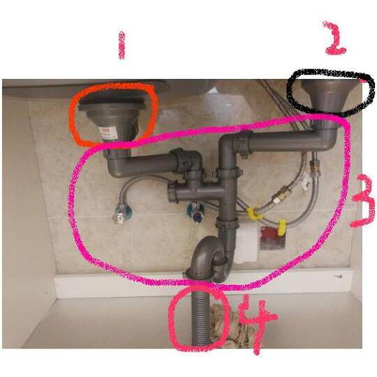 弗兰卡下水管下水器430-505 440-104 440-105 400-509下水软管