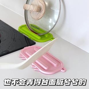 餐桌隔热垫厨房台面置用子物架家放勺铲锅子多功能一体收纳盖垫