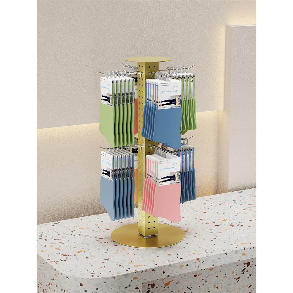 服装店饰品店旋转可调节多功能展示架袜子手机壳贴纸小卡桌面支架