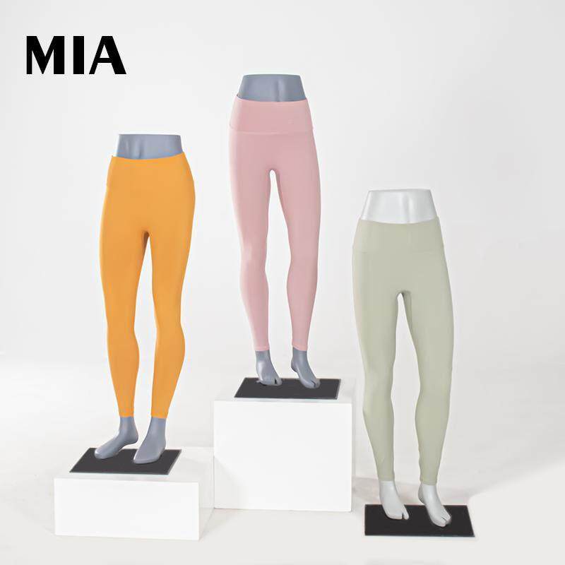 下瑜裤模型展模示架女性半身腿伽部模型运动服装商店道具肌肉假腿