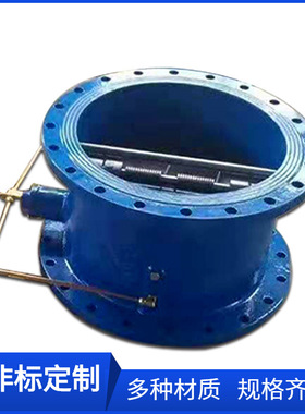 HH49X-25C微阻缓闭蝶式止回阀DN400法兰水用中压止回阀DN300 1000