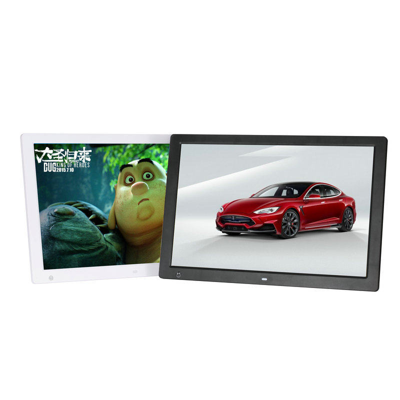 17.1寸高清数码相框 多媒体广告机 多功能数码相框 可选人体感应