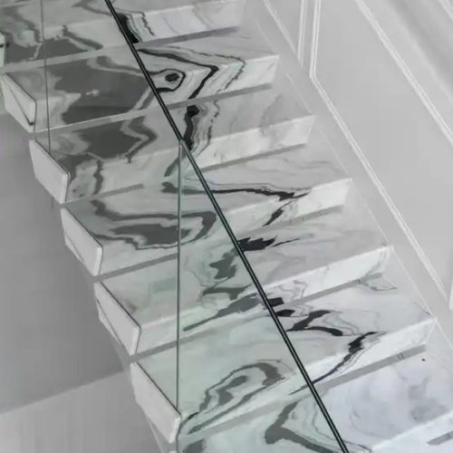 天然大理石楼梯踏步台阶防滑别墅踢步地板石飘窗台面石材