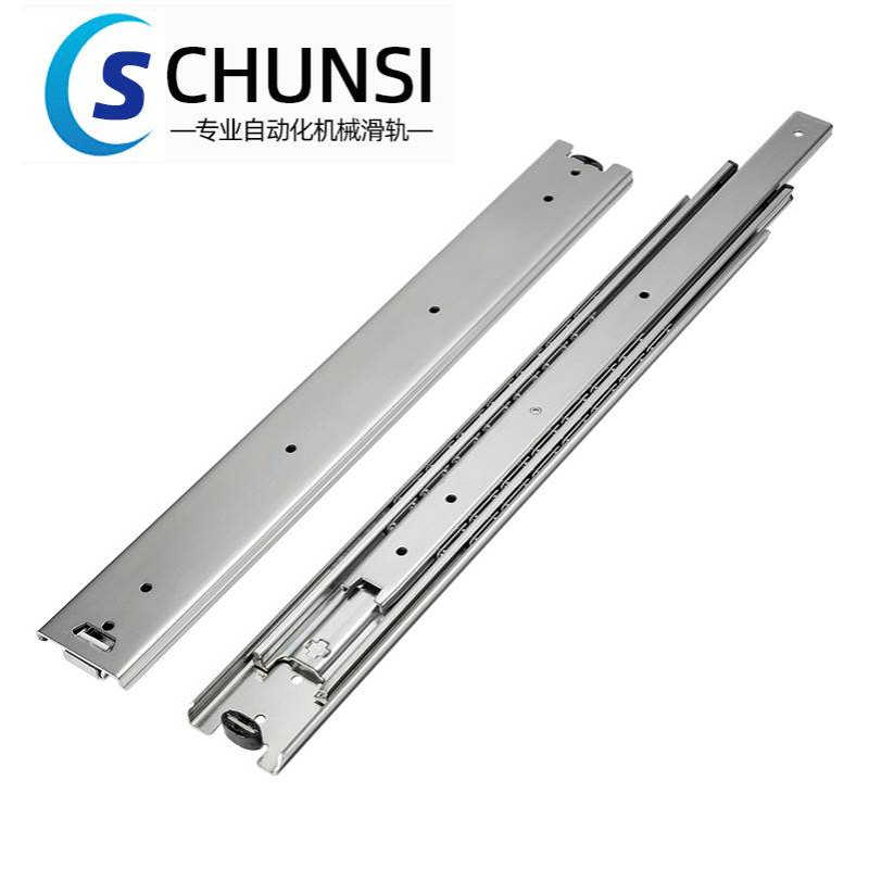 替代51系列IDB10三节式线性滑轨三段抽拉型重载钢型钢制SRH15016