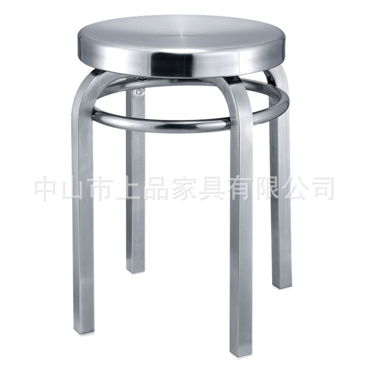 工厂车间圆形凳子 实验室圆凳 全不锈钢防静电凳子【SP-SC253】