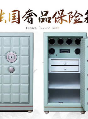 YORK WAGN保险柜家用小型保险箱办公室酒店电子指纹密码锁加厚防