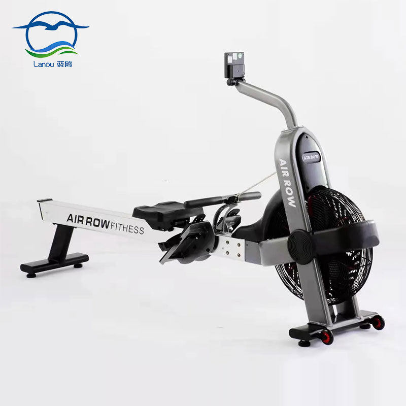 风阻划船机室内多功能运动健身器材划水机Rowingmachine家用水阻