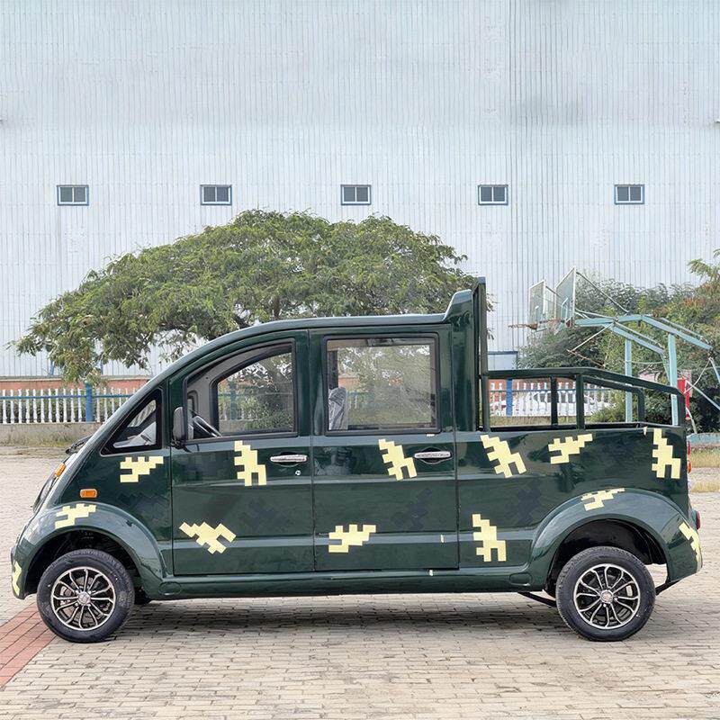 4-5人座厂家供应电动治安巡逻车景区管理执勤车四轮电动车