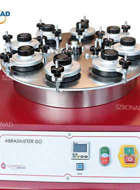 GB/T 3810.7 ISO 10545-7 ASTMC1027釉面砖耐磨测试仪3头/4头/8头