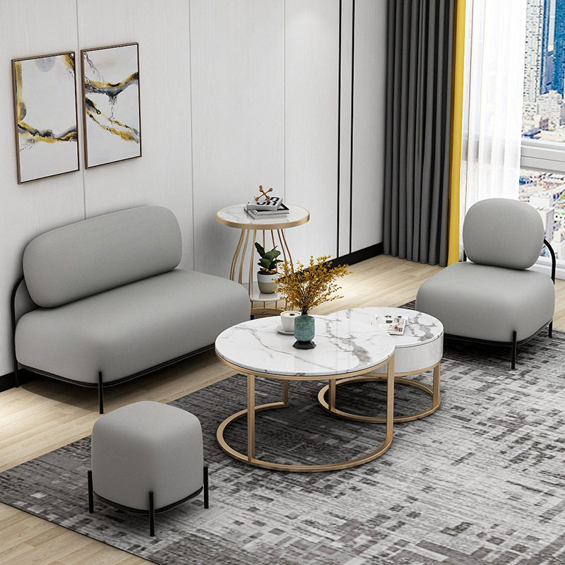 小沙发服装店店用网红款 简约现代店铺用沙发凳创意沙发茶几组合,模玩/动漫/周边/娃圈三坑/桌游,文化/体育周边,淘宝优惠券,粉丝福利购,淘宝优惠卷