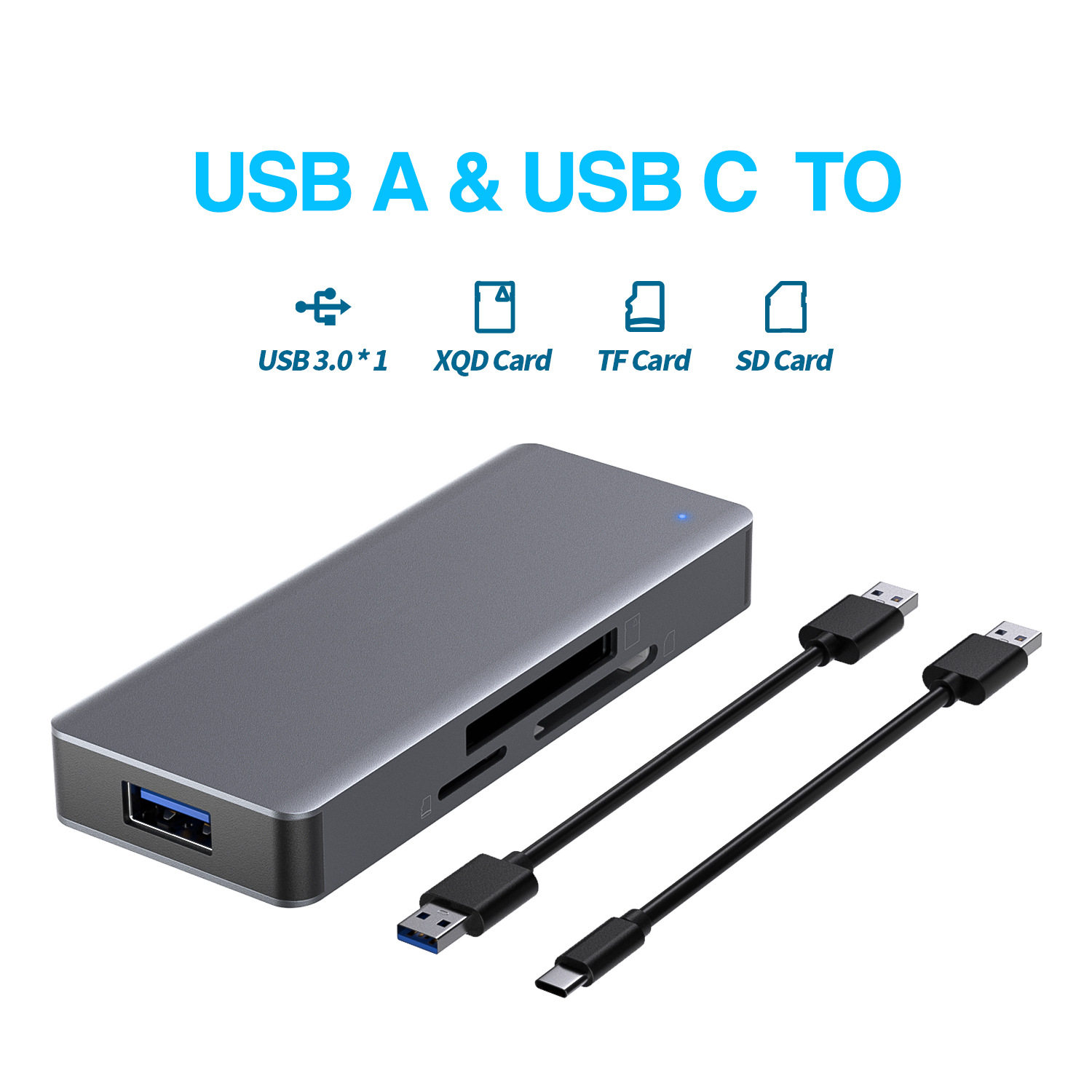 USB 3.0 TYPE C转XQD+SD+TF+USB*1读卡器HUB铝合金外壳配双线,自行车/骑行装备/零配件,自行车撑伞架,淘宝优惠券,粉丝福利购,淘宝优惠卷