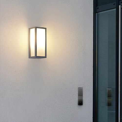 现代简约LED室外外墙阳台防水壁灯台灯门口灯北欧外壁露台水北户