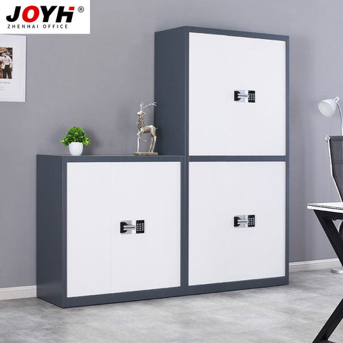 震海保密柜国宝密码锁白色文件柜办公室落地抽屉式储物档案存放柜