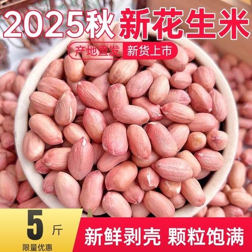 精选无壳白沙花生米批发