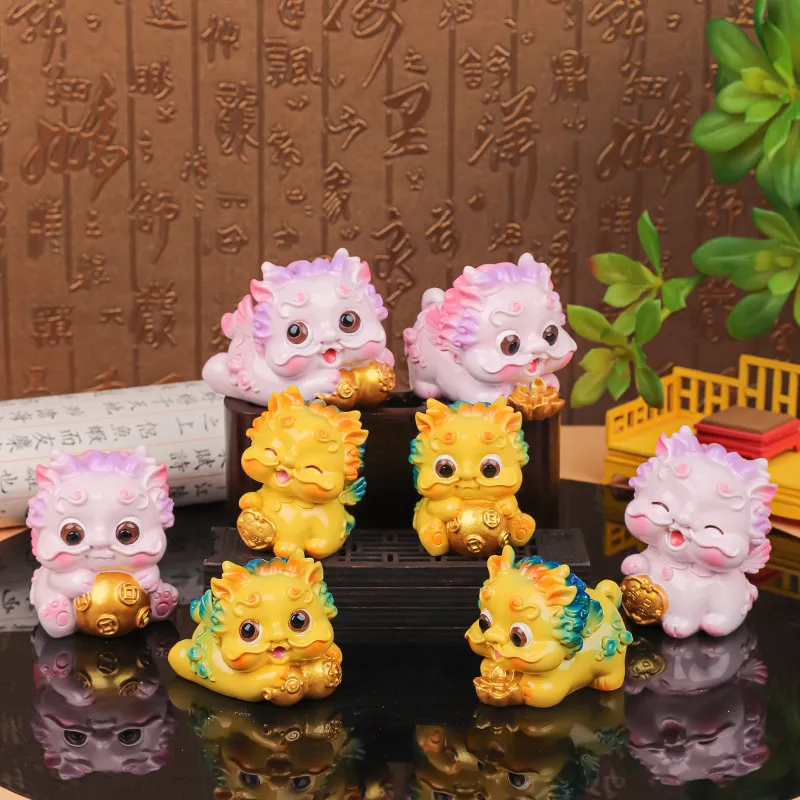 新款可爱貔貅国潮树脂工艺品摆件