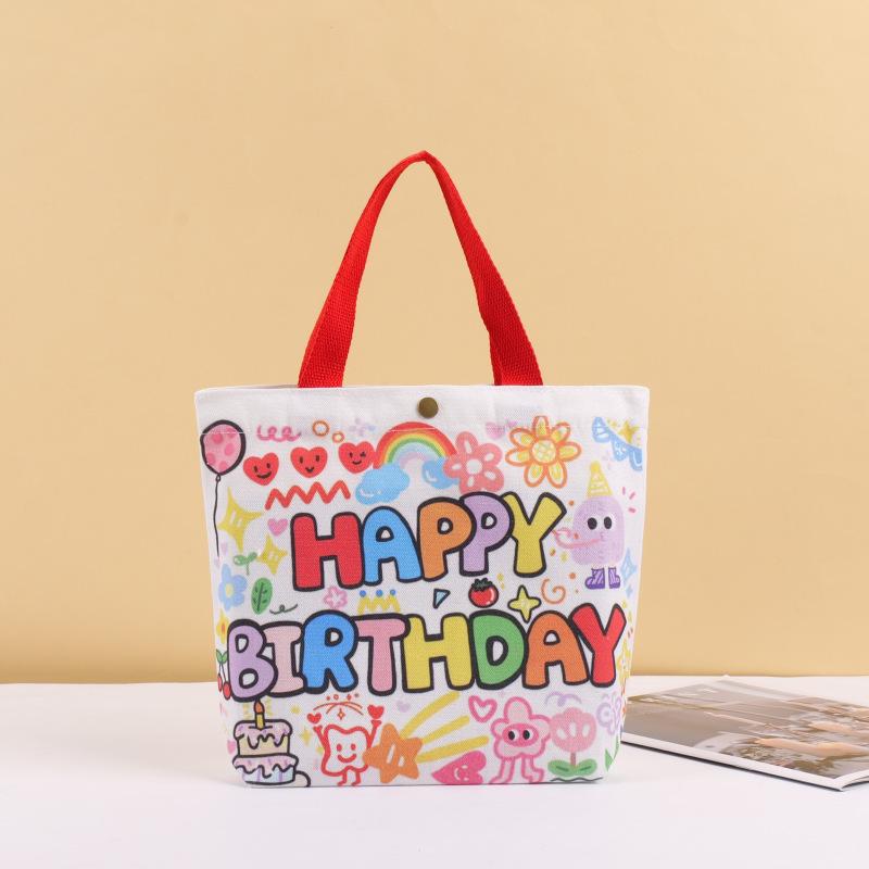 蛇年手提帆布袋生日伴手礼小布包