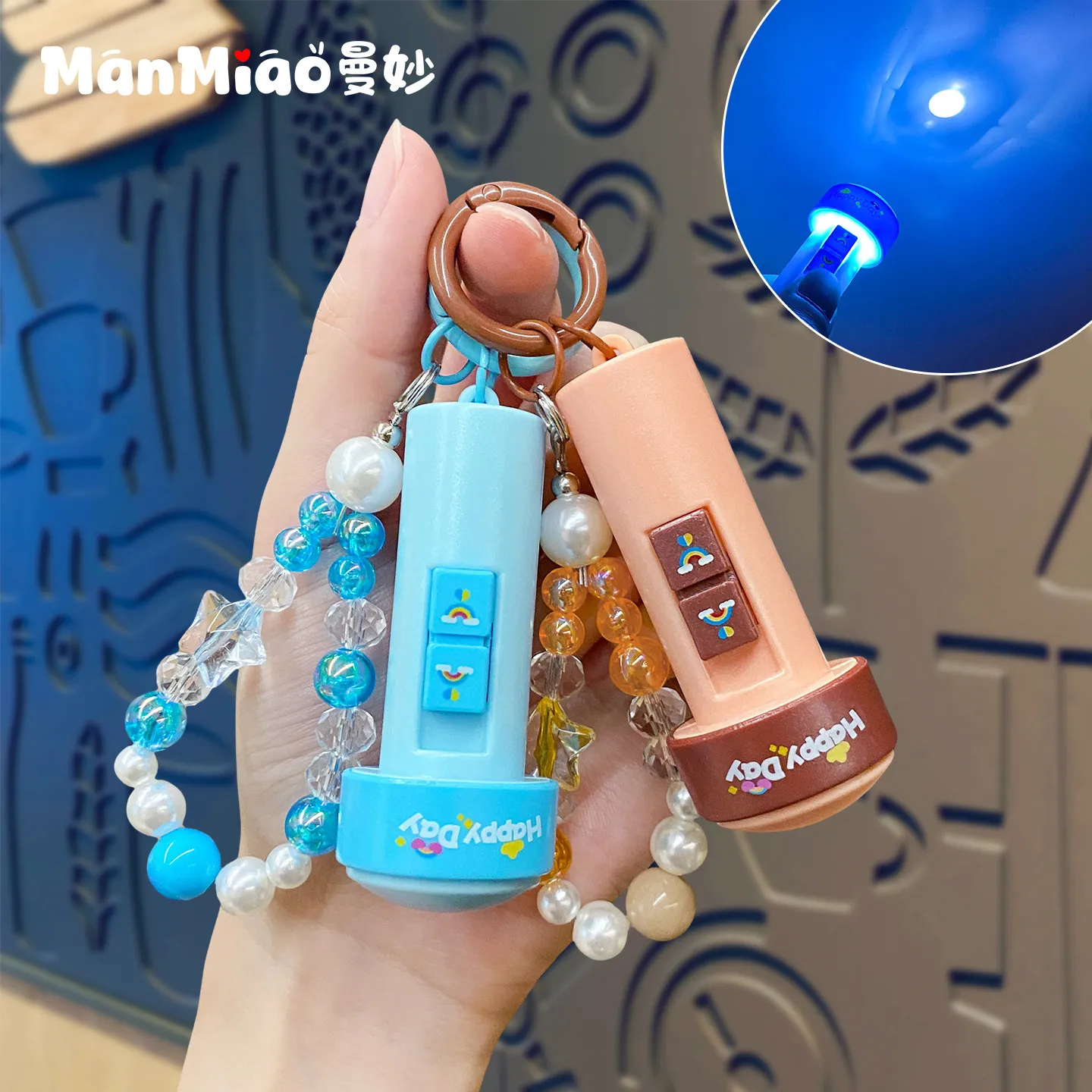 正版迷你手电筒儿童发光玩具