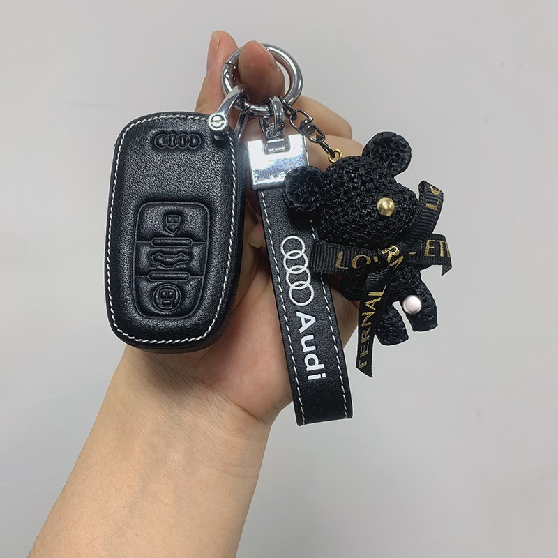 21款奥迪A4L钥匙套A6L Q5L A3 Q3 Q2L Q7 A5 A7 A8车壳包