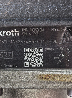 R900534508  PV7-1A/25-45RE01MC0-08 # Rexroth - PV7系列叶片泵