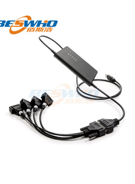 Kvaser USBcan Light 4xHS 分析仪 4条高速CAN通道 全新现货