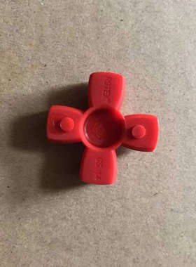 德国KTR ROTEX GS7弹性体外径14内径缓冲垫4角四瓣胶块圈红色十字