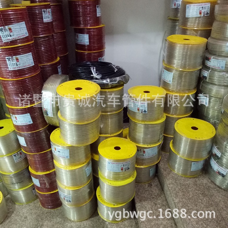 12*8透明PU气管货车空压机气动软管高压风管聚氨酯软管