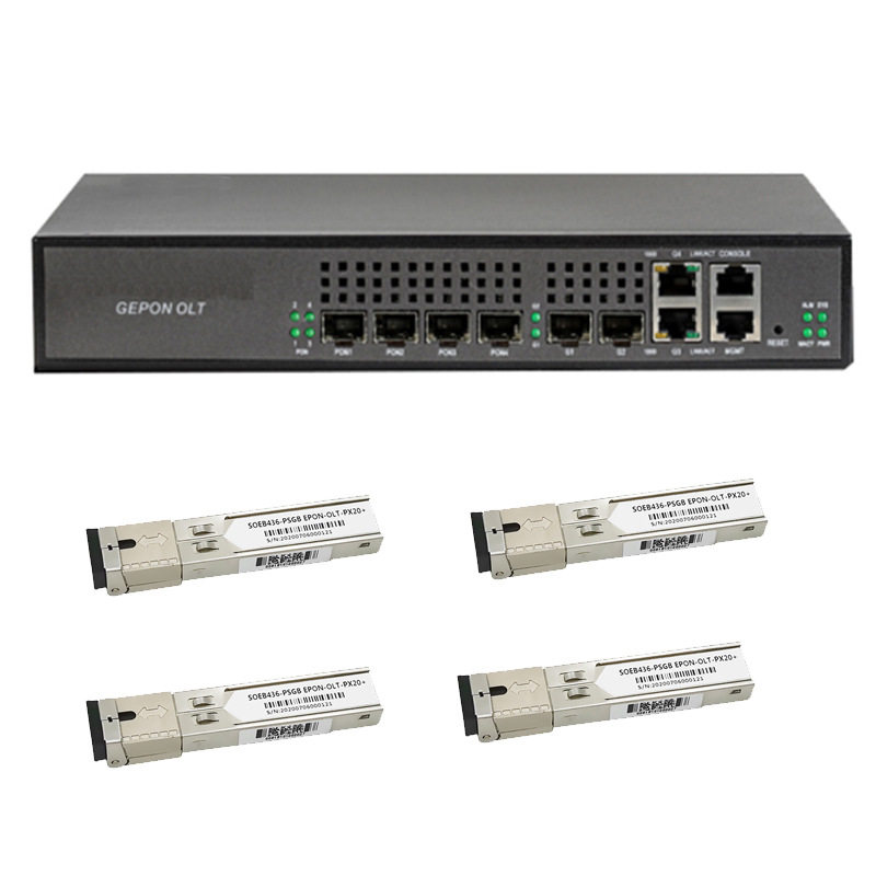 EPON OLT 4口迷你型CATV网管功能交换光纤猫ONU光猫